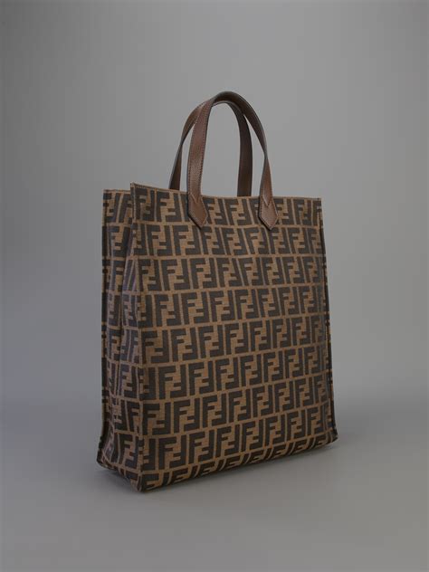 fendi zucca shopper tote.